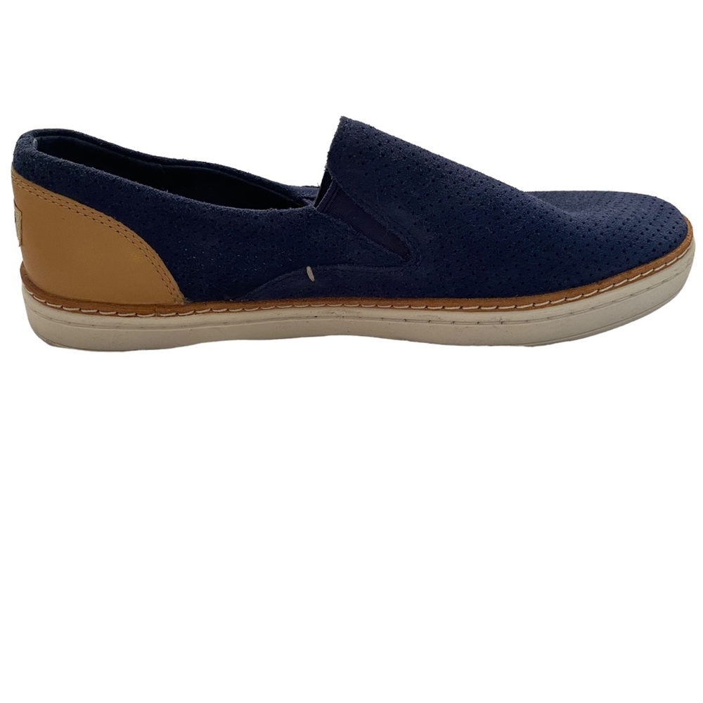 Navy Blue UGG Adley Perforated Sneakers - Picture 6 of 7